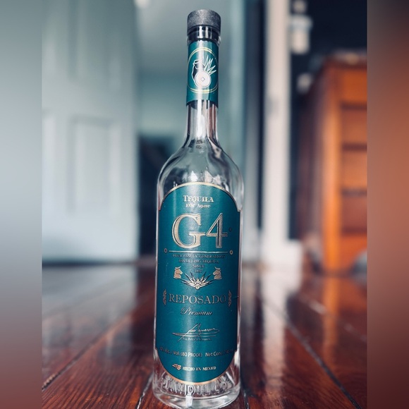 G4 Tequila Other - G4 Tequila Reposado Premium - EMPTY BOTTLE 750ml Rare